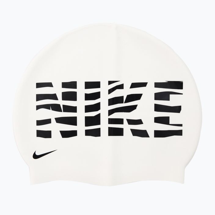 Czepek pływacki Nike Wave Stripe Graphic 3 white