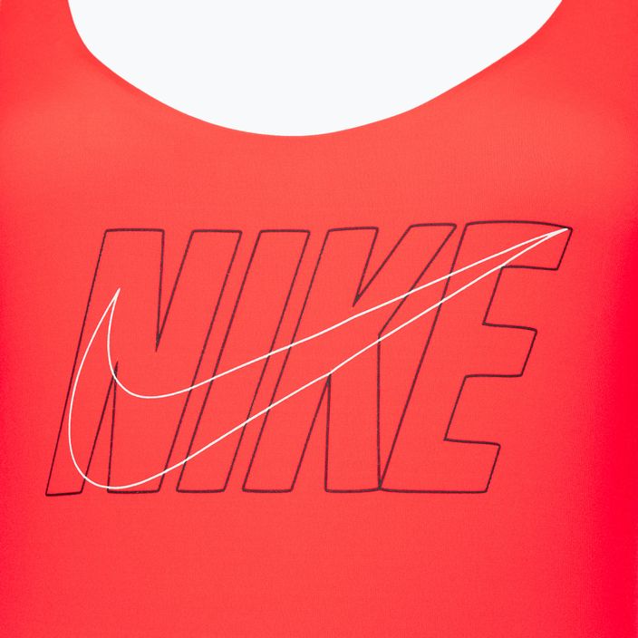 Strój pływacki jednoczęściowy damski Nike Multi Logo bright crimson 3