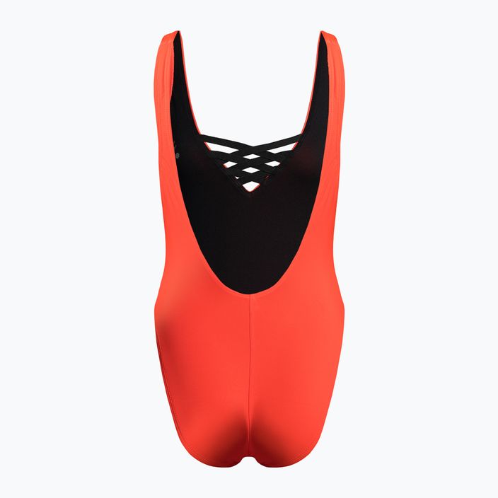 Strój pływacki jednoczęściowy damski Nike Sneakerkini U-Back bright crimson 2
