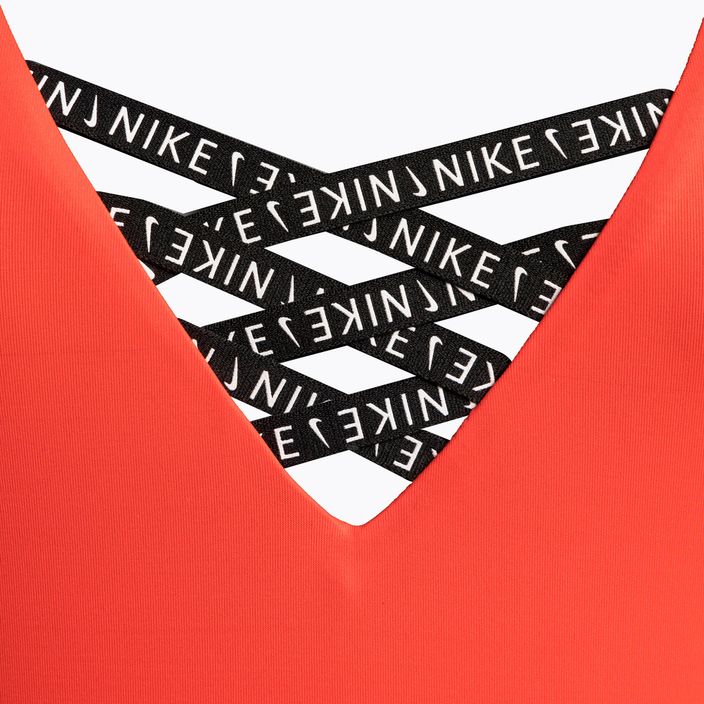 Strój pływacki jednoczęściowy damski Nike Sneakerkini U-Back bright crimson 3