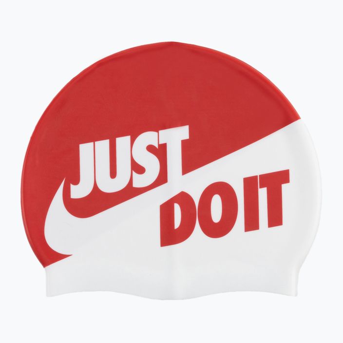 Czepek pływacki Nike Jdi Slogan red/white