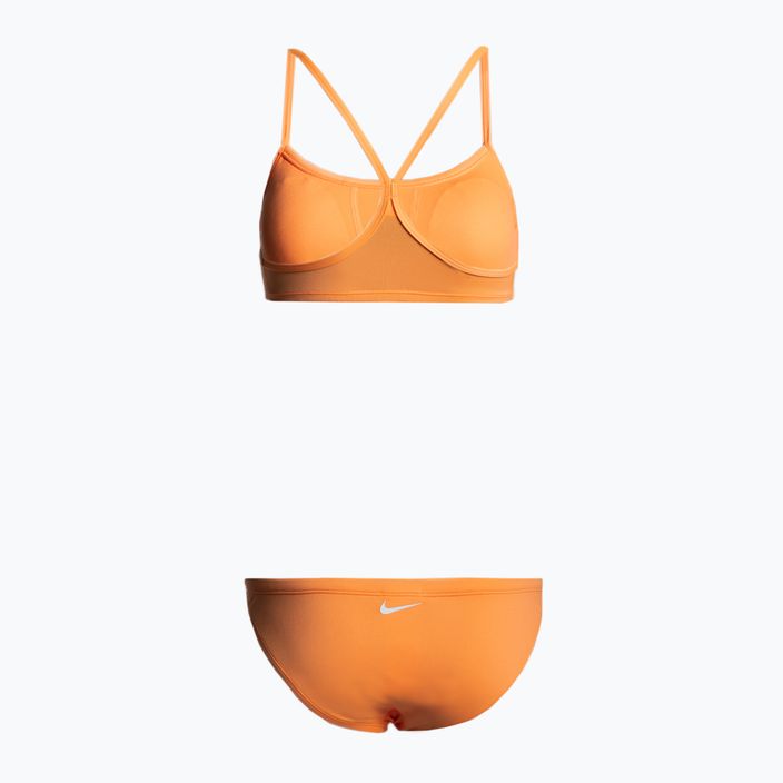 Strój pływacki dwuczęściowy damski Nike Essential Sports Bikini peach cream 2
