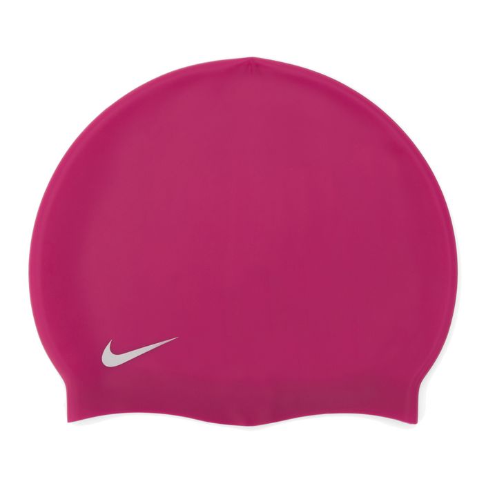 Czepek pływacki dziecięcy Nike Solid Silicone pink prime 2