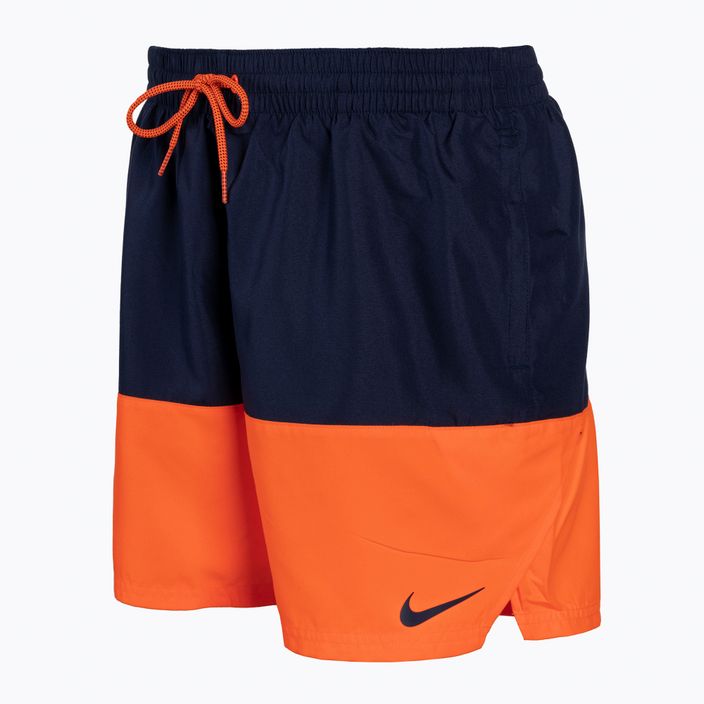 Szorty kąpielowe męskie Nike Split 5" Volley total orange 2