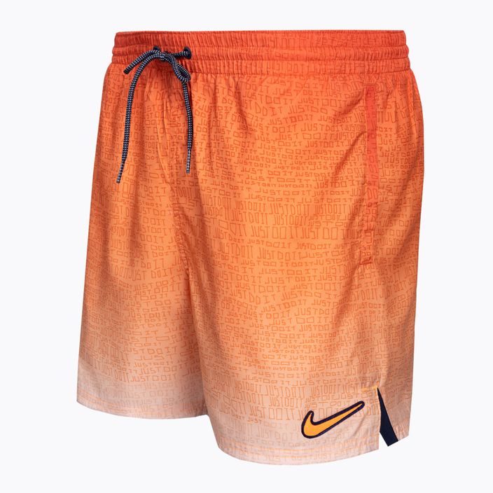 Szorty kąpielowe męskie Nike Just Do It Fade 5" Volley atomic orange 3