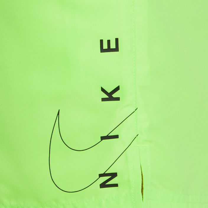 Szorty kąpielowe męskie Nike Swoosh Break 5" Volley ghost green 3