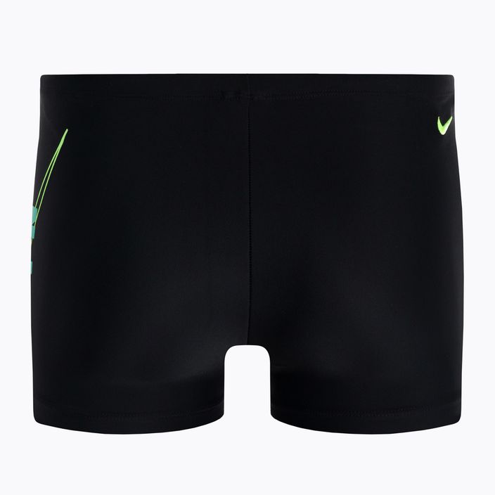 Bokserki kąpielowe męskie Nike Reflect Logo Square Leg black 2