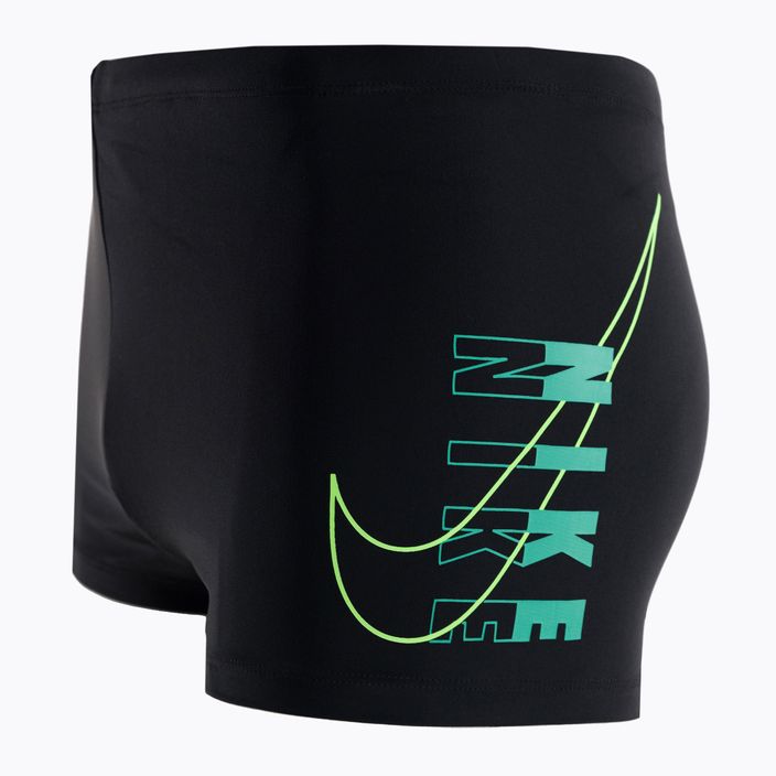 Bokserki kąpielowe męskie Nike Reflect Logo Square Leg black 3