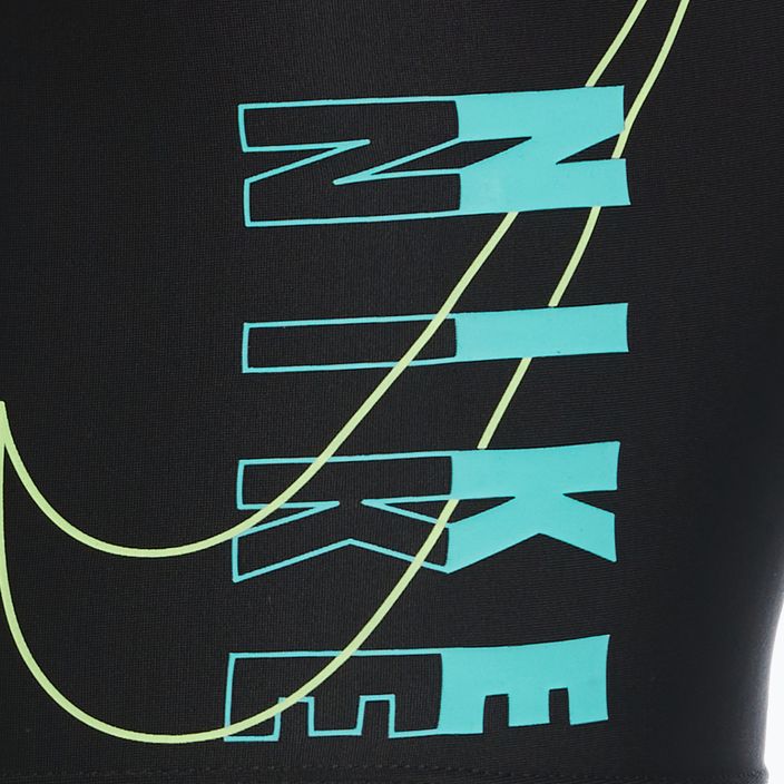Bokserki pływackie męskie Nike Reflect Logo Square Leg black 7