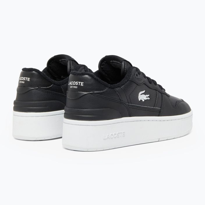 Buty damskie Lacoste T-Clip Platform black/white 3