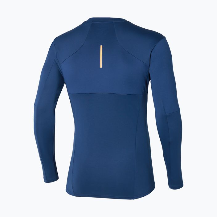 Longsleeve do biegania męski Mizuno Thermal Charge Breath Thermo estate blue 2