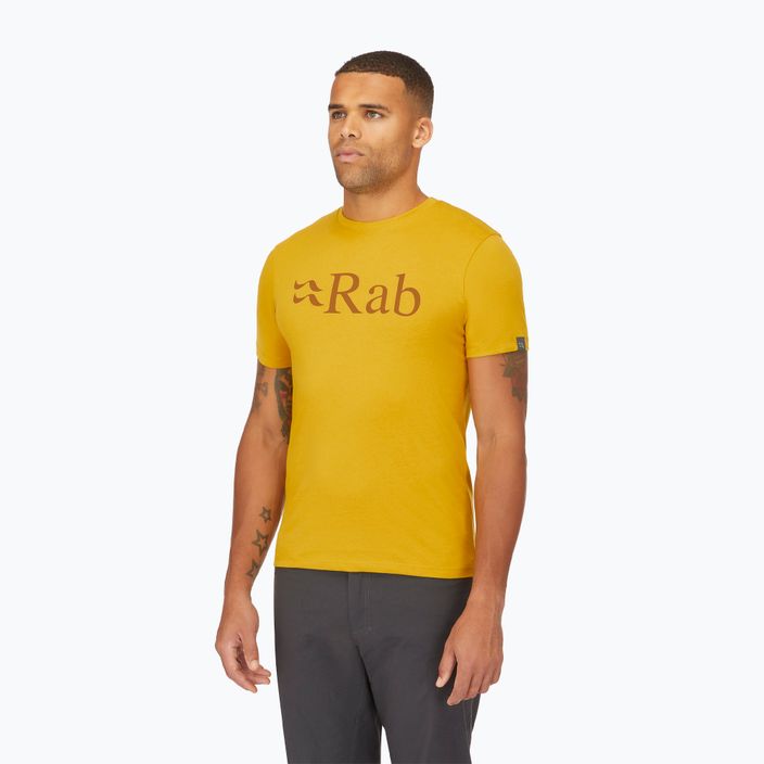Koszulka męska Rab Stance Logo sahara 3