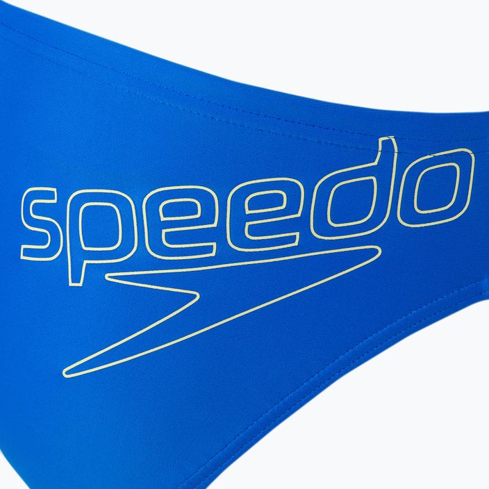 Slipy kąpielowe dziecięce Speedo Logo bondi blue/spritz 4