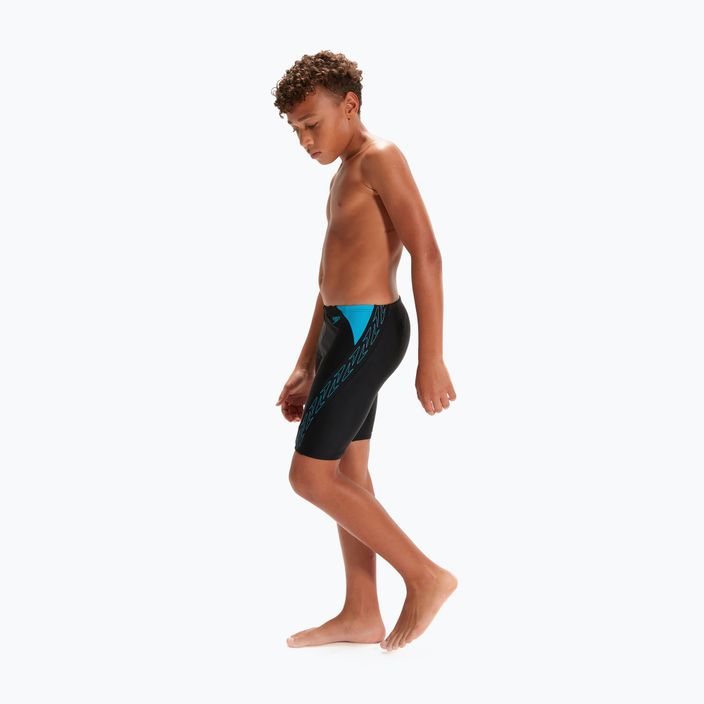 Jammery kąpielowe dziecięce Speedo Hyper Boom Logo Splice black/bolt 6