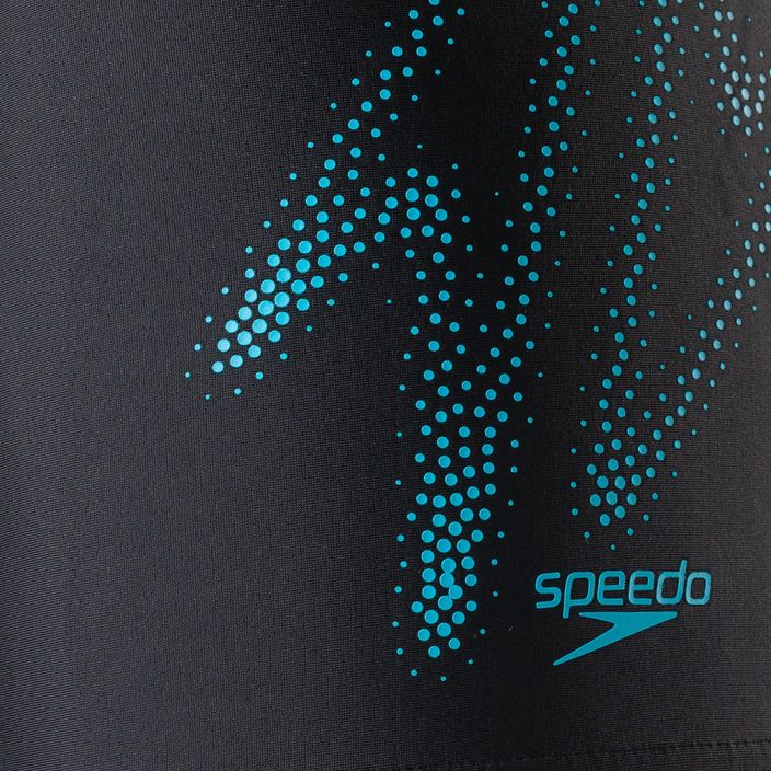 Bokserki kąpielowe dziecięce Speedo Hyper Boom Logo Placement black/bolt 3