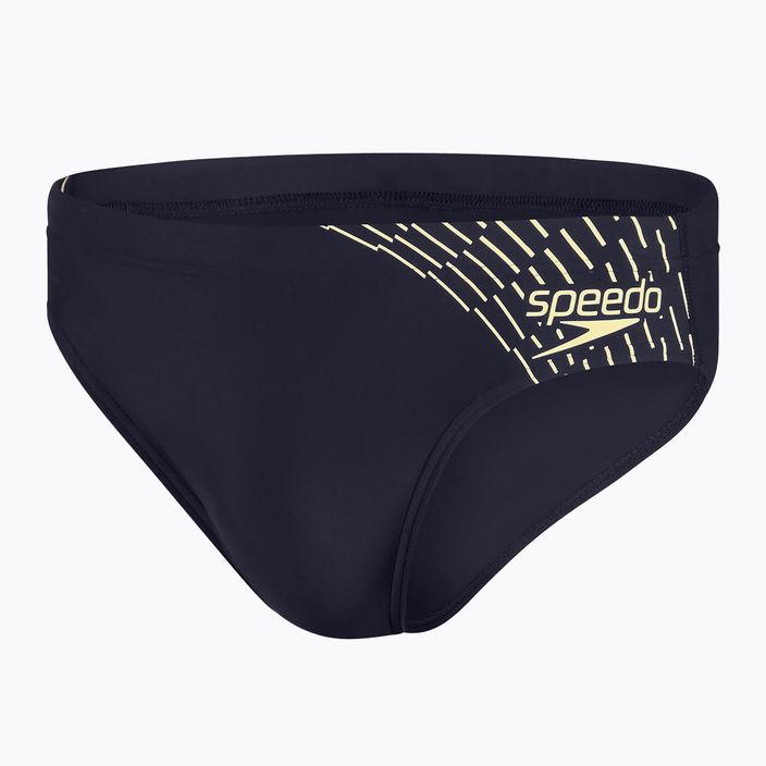 Slipy pływackie męskie Speedo Medley Logo true navy/spritz 4