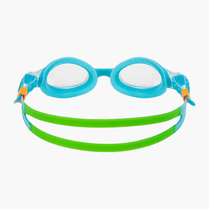 Okulary do pływania dziecięce Speedo Skoogle Infant azure blue/fluo green/fluo orange/clear 5