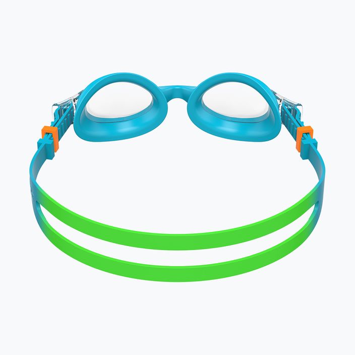 Okulary do pływania dziecięce Speedo Skoogle Infant azure blue/fluo green/fluo orange/clear 8