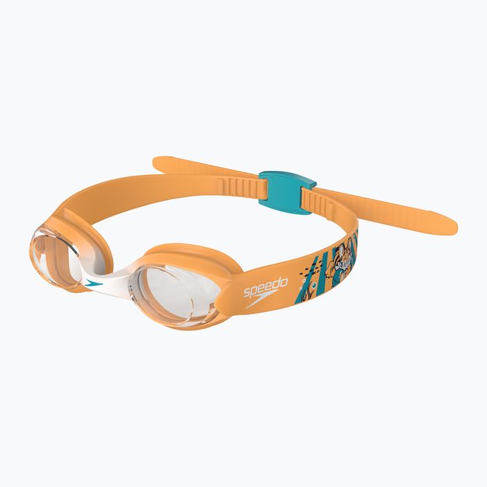Okulary do pływania dziecięce Speedo Illusion Infant aquarium/aanadi orange/white/clear 6
