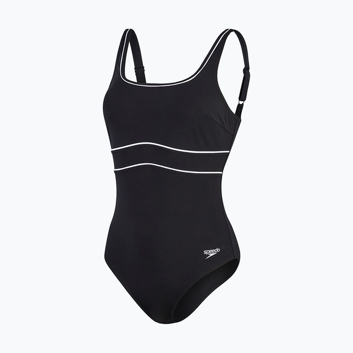 Strój pływacki jednoczęściowy damski Speedo New Contour Eclipse black/white 4