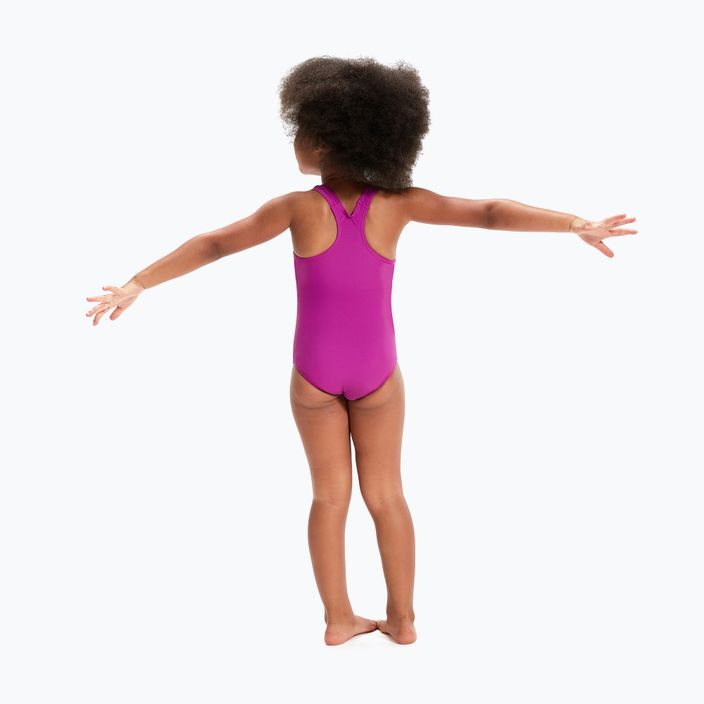 Strój pływacki jednoczęściowy dziecięcy Speedo Digital Printed Swimsuit sweet taro/azure/turquoise 5