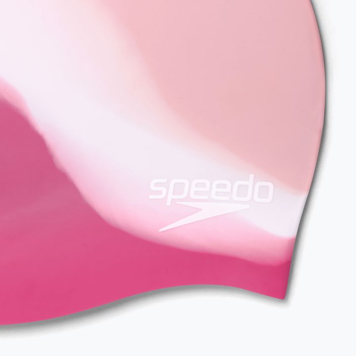 Czepek pływacki dziecięcy Speedo Multi Colour Silicone Junior oyster/white/blush 4