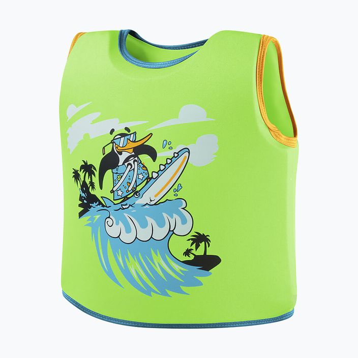 Kamizelka do pływania dziecięca Speedo Printed Float Vest chima azure blue/fluro green 5