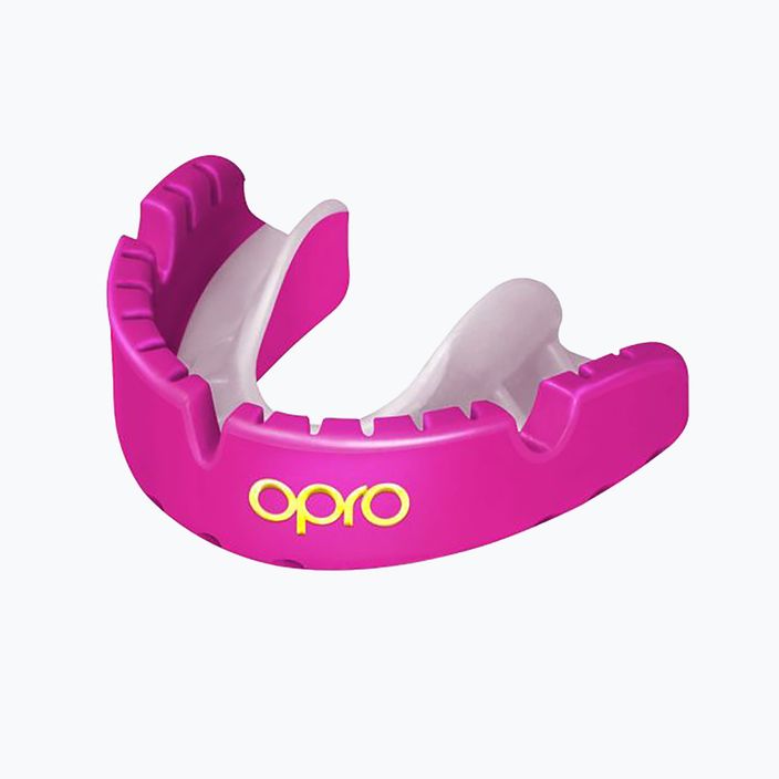Ochraniacz szczęki do aparatu ortodontycznego Opro Gold Braces różowy 2