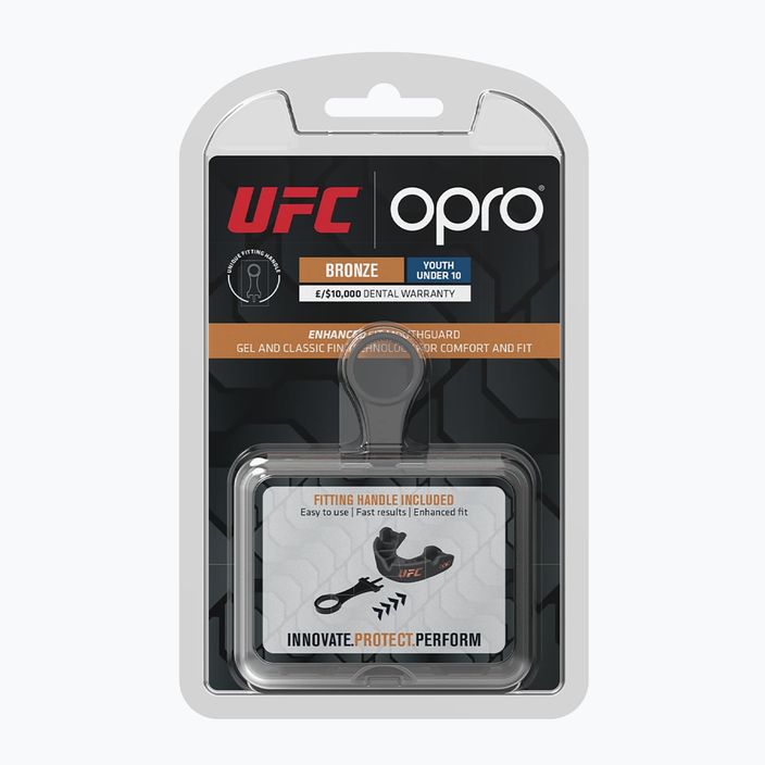 Ochraniacz szczęki dziecięcy Opro UFC Bronze GEN2 czarny 2