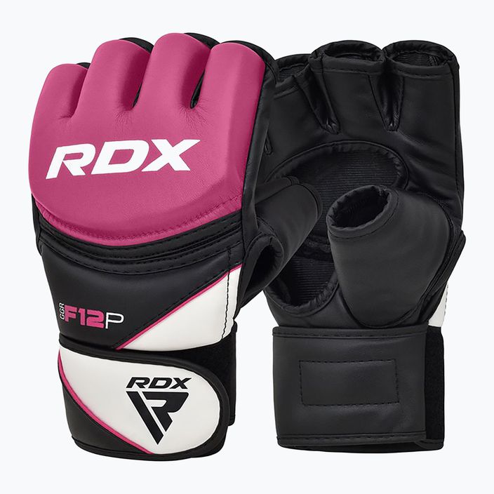 Rękawice grapplingowe RDX Grappling Glove New Model GGRF-12P pink 7