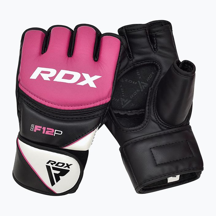 Rękawice grapplingowe RDX Grappling Glove New Model GGRF-12P pink 8