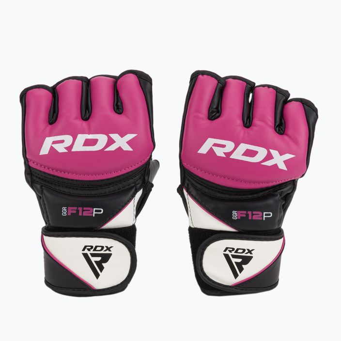 Rękawice grapplingowe RDX Grappling Glove New Model GGRF-12P pink