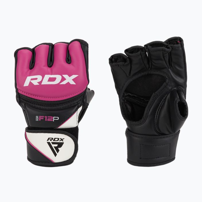 Rękawice grapplingowe RDX Grappling Glove New Model GGRF-12P pink 3