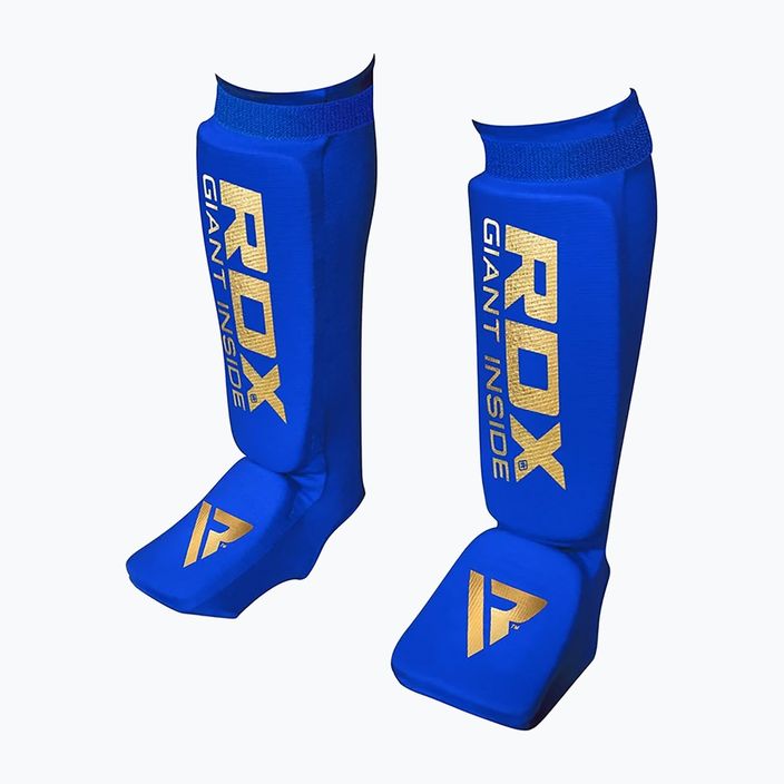 Ochraniacze piszczeli i stóp RDX Hosiery Shin Instep Foam blue