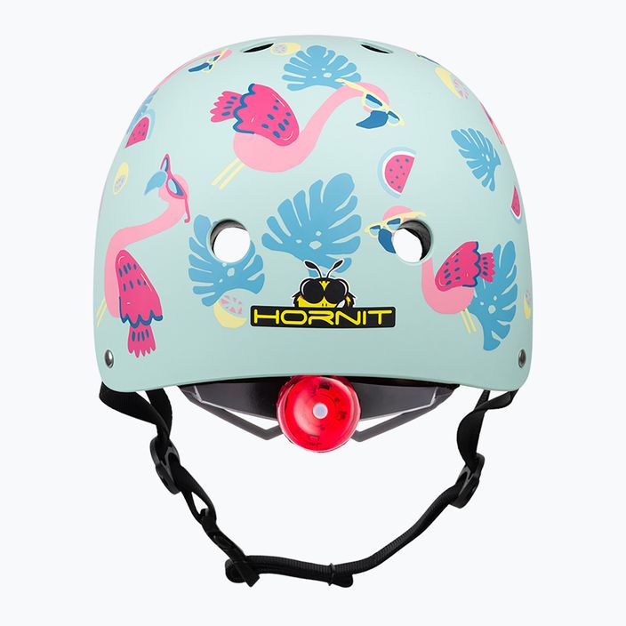 Kask rowerowy dziecięcy Hornit Flaming blue/pink 3