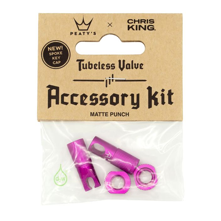 Nakrętka na wentyl Peaty's X Chris King MK2 Tubeless Valves Accessory Kit punch 2