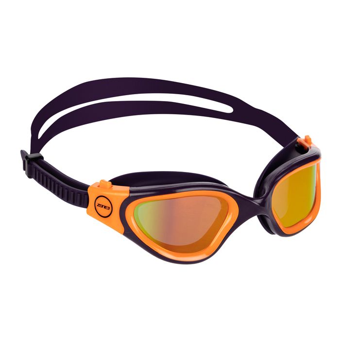 Okulary do pływania ZONE3 Vapour Polarized Lens navy/hi-vis orange 2