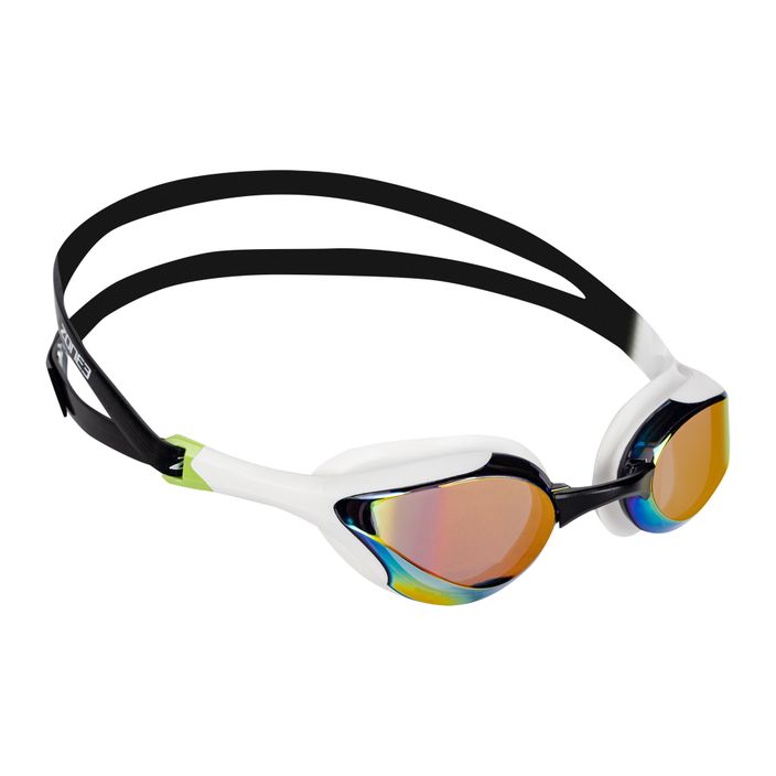 Okulary do pływania ZONE3 Volare Streamline Racing white/lime 2
