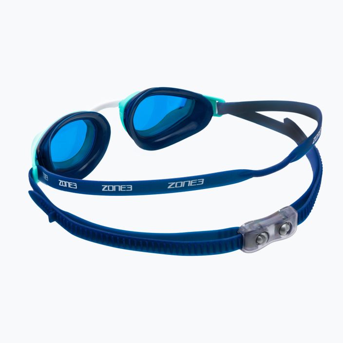 Okulary do pływania ZONE3 Viper Speed Streamline Smoke navy/turquoise/blue 4