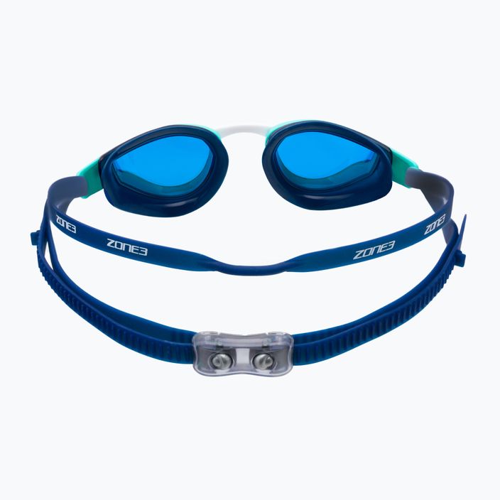 Okulary do pływania ZONE3 Viper Speed Streamline Smoke navy/turquoise/blue 5