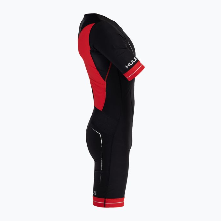 Kombinezon triathlonowy męski HUUB Race Long Course Tri Suit black/red 3