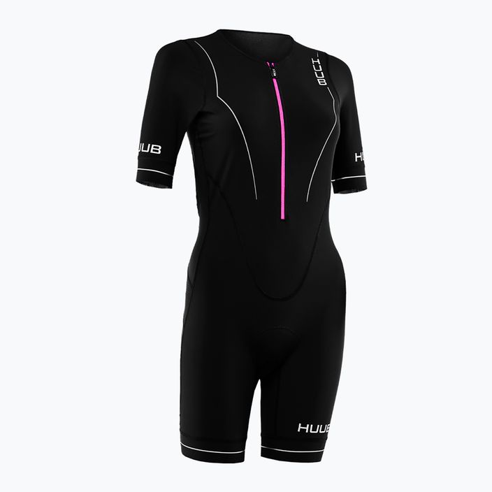Kombinezon triathlonowy damski HUUB Aura Long Course Tri Suit black/purple 9