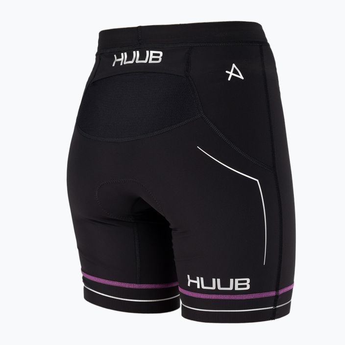 Spodenki triathlonowe damskie HUUB Aura Tri Short black/purple 4