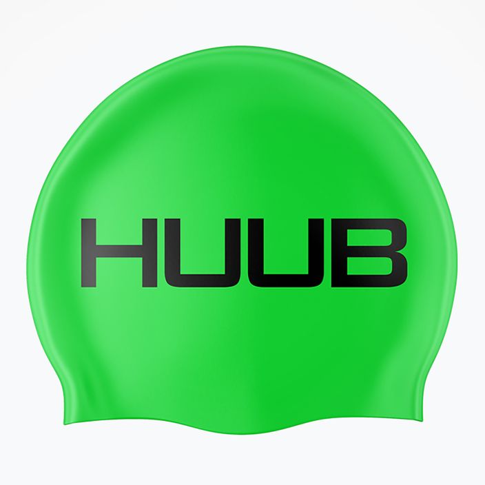 Czepek pływacki HUUB Swim Cap fluo green 2