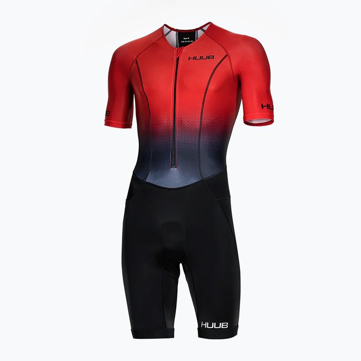 Kombinezon triathlonowy męski HUUB Commit Long Course Suit red/black 8