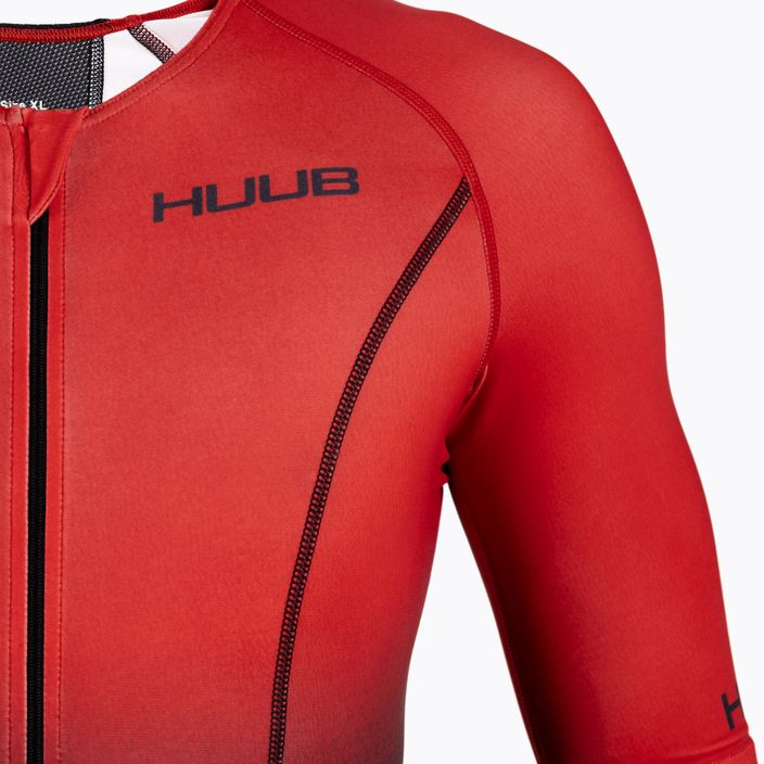 Kombinezon triathlonowy męski HUUB Commit Long Course Suit red/black 4