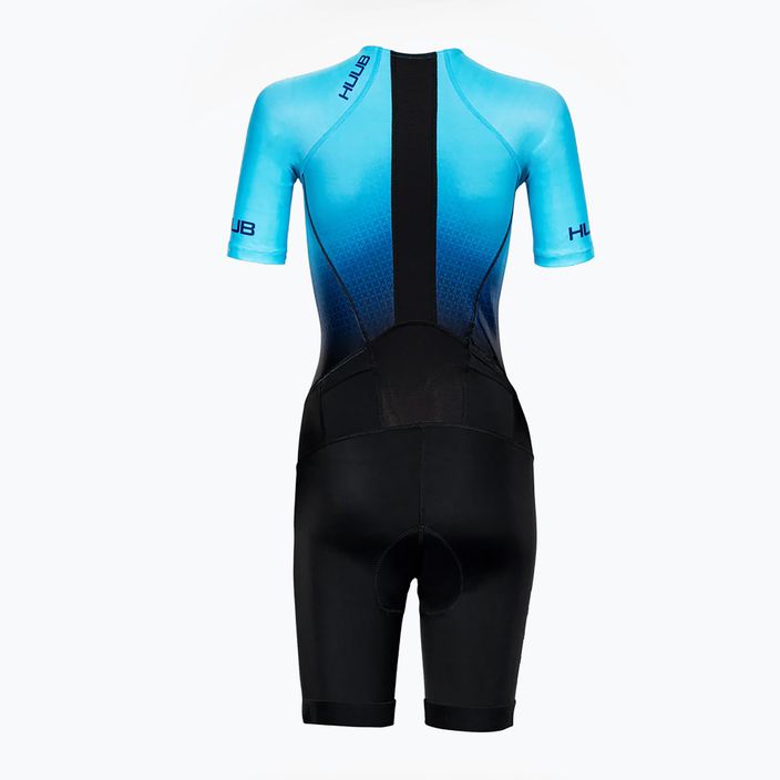 Kombinezon triathlonowy damski HUUB Commit Long Course Suit teal/black 8