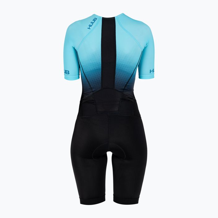 Kombinezon triathlonowy damski HUUB Commit Long Course Suit teal/black 2