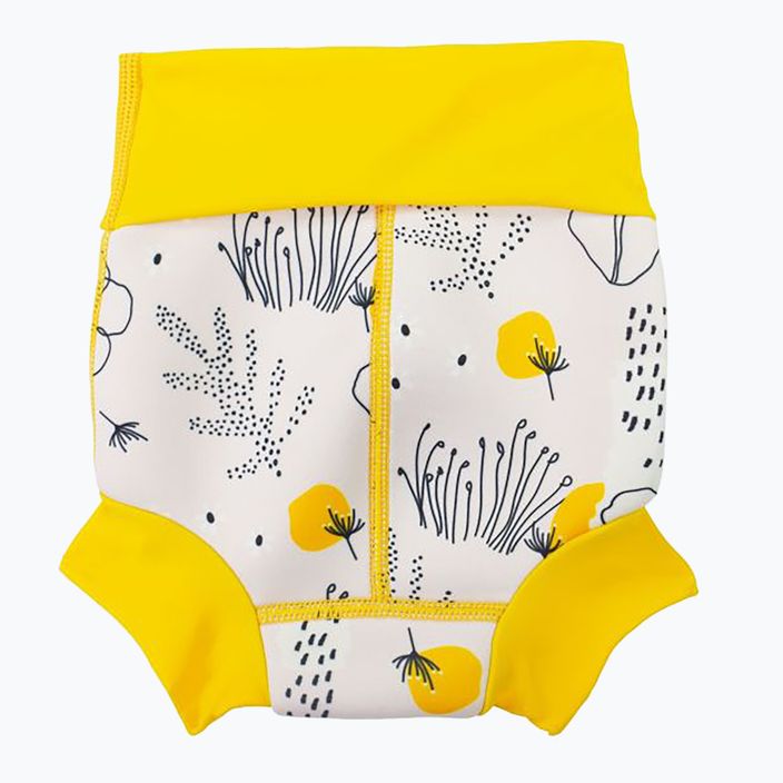 Pieluszka do pływania Splash About Happy Nappy Delikatne Kwiaty żółta/kremowa 2