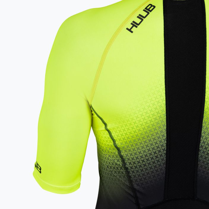Kombinezon triathlonowy męski HUUB Commit Long Course Suit black/fluo yellow 5